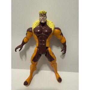 X-Men vs Street Fighter SABRETOOTH 1998 Toybiz 5" Figure Marvel Capcom